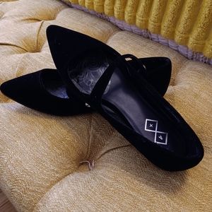 Vendo zapatos de terciopelo negro